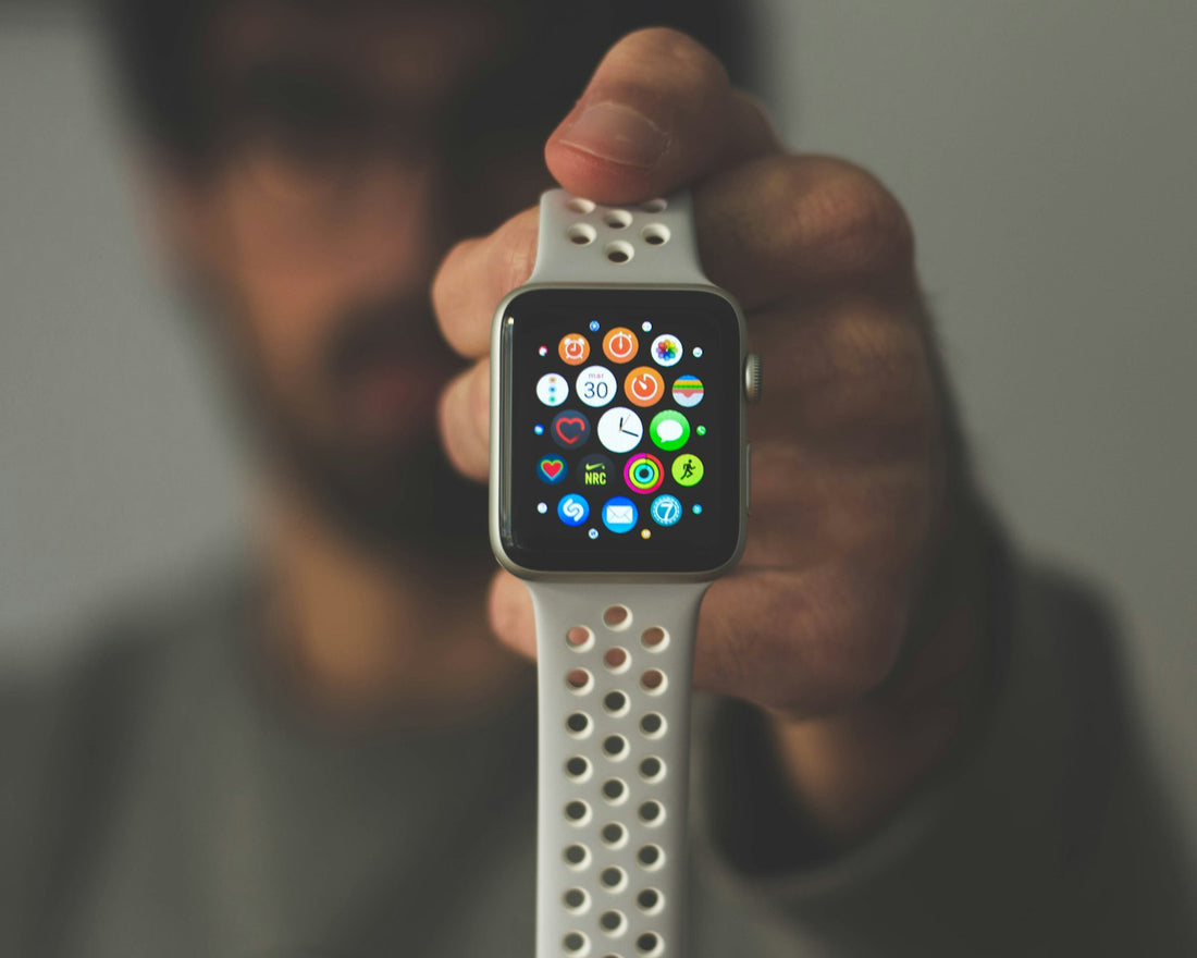 Fitness smartwatch on a wrist
