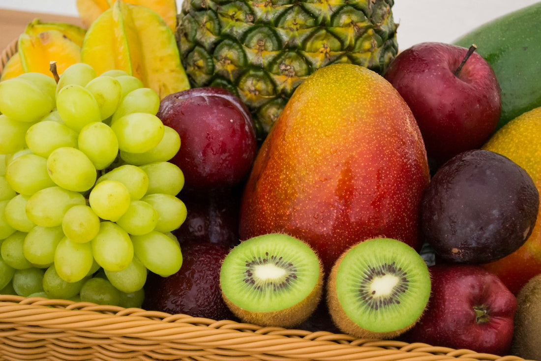 Fresh fruit in a basket